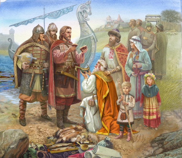 Призвание Рюрика на княжение в Новгород