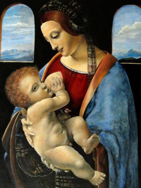 Леонардо да Винчи адонна лит