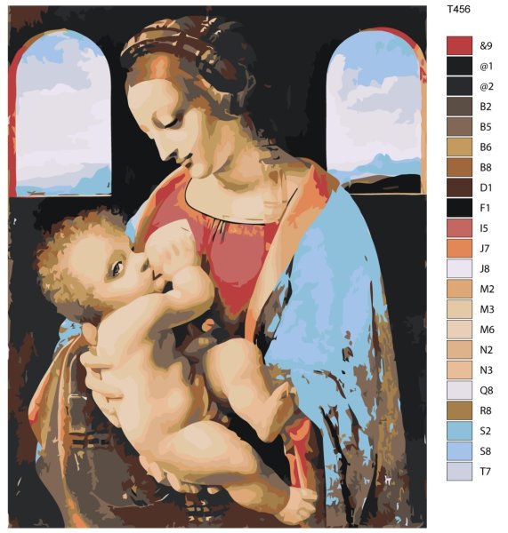 Леонардо да Винчи адонна лит