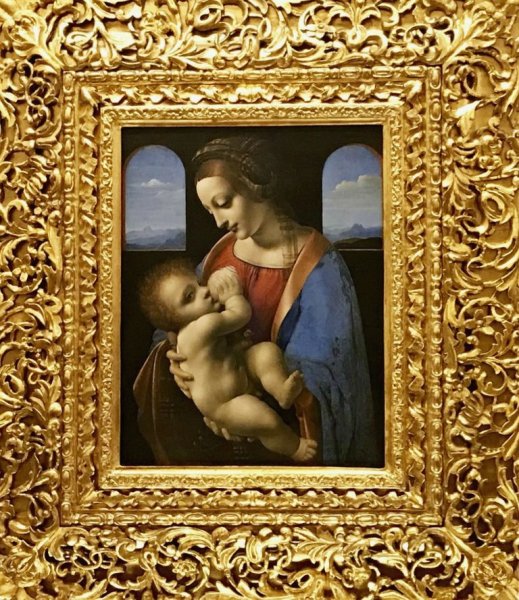 Мадонна Литта Леонардо Эрмитаж