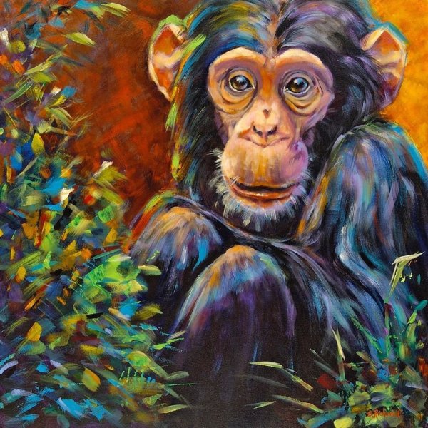 Картина обезьяны