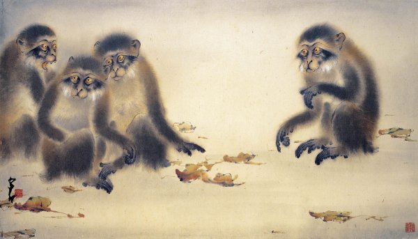 Обезьяны в живописи