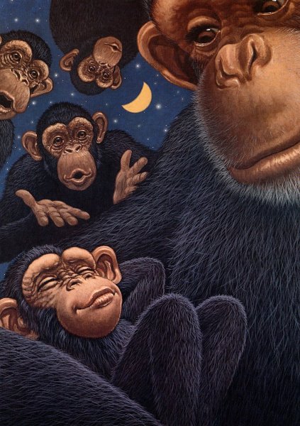 Картина обезьяны