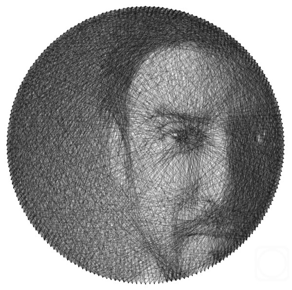 Портрет нитями