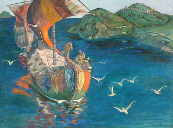 Н. Рерих «заморские гости» (1901)