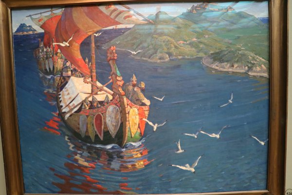 Рерих заморские гости картина