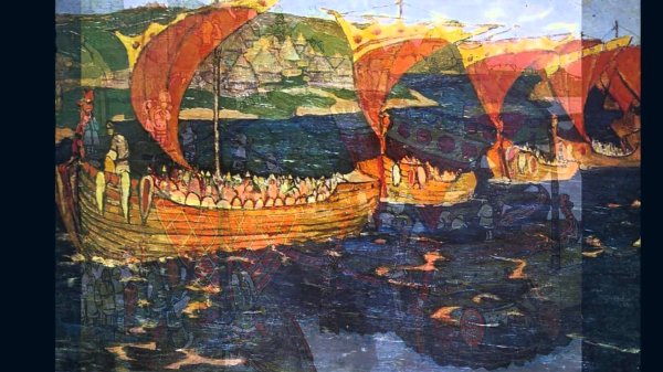 Заморские гости Николай Рерих (1901)