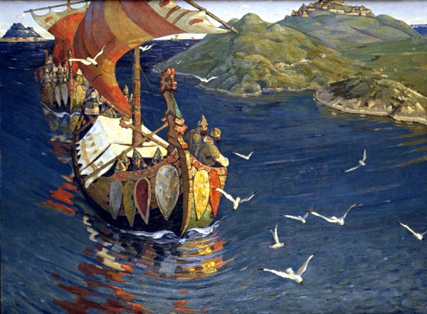 Рерих заморские гости