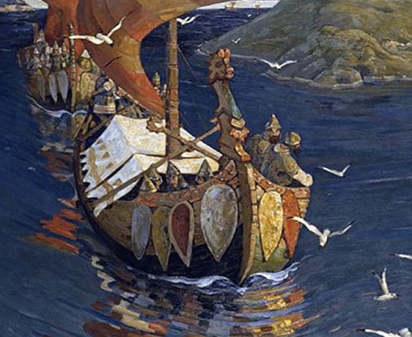 Заморские гости Рерих 1901