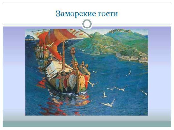 Рерих заморские гости картина