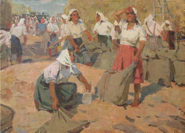 Хлеб Татьяна Ниловна Яблонская • живопись, 1949