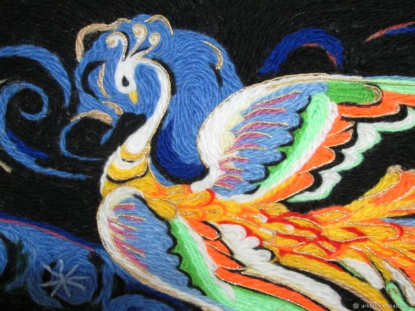 Ниткография Жар птица