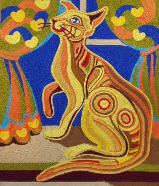 Стрекоза ниткография