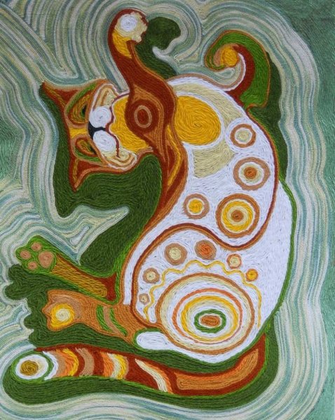 Ниткография Сова