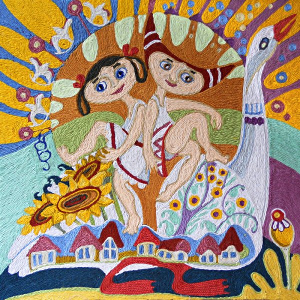 Стрекоза ниткография