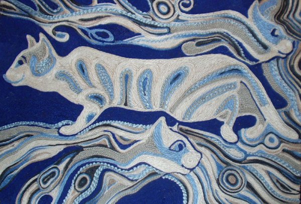 Лама ниткография