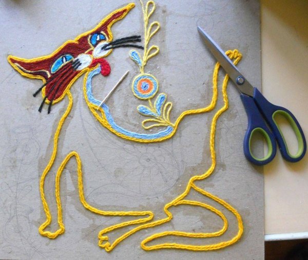 Ниткография техника для начинающих