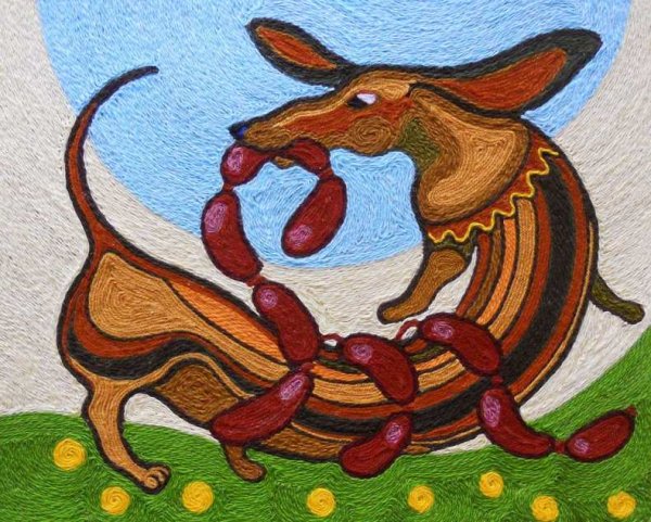 Ниткография животные