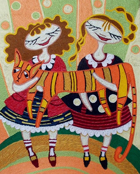 Ниткография Сова