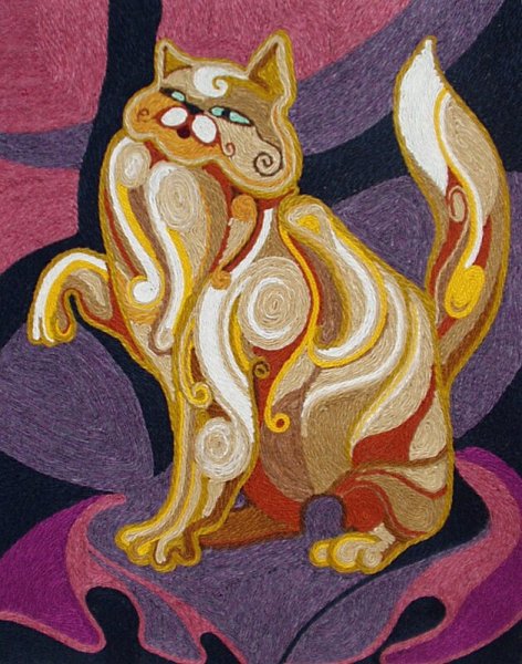 Ниткография гобелен нетканый