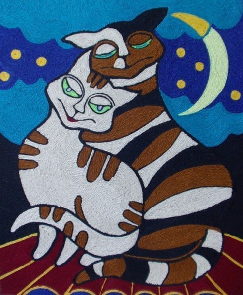 Ниткография Сова