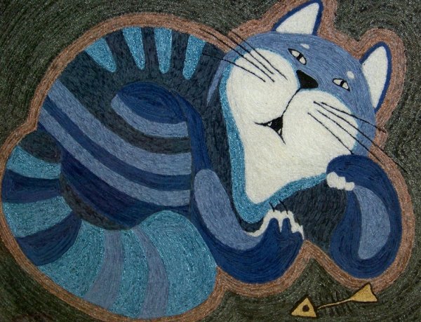 Картины из ниток