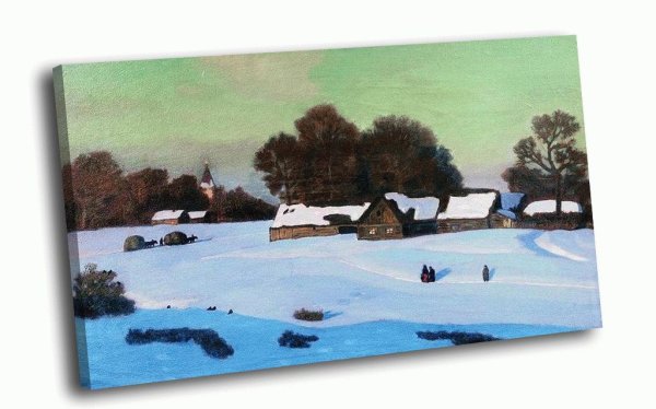 Картина н п Крымова зимний вечер