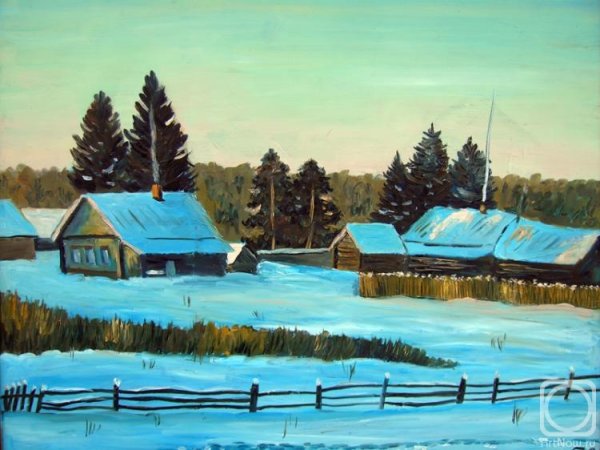 Николай Крымов зимний вечер