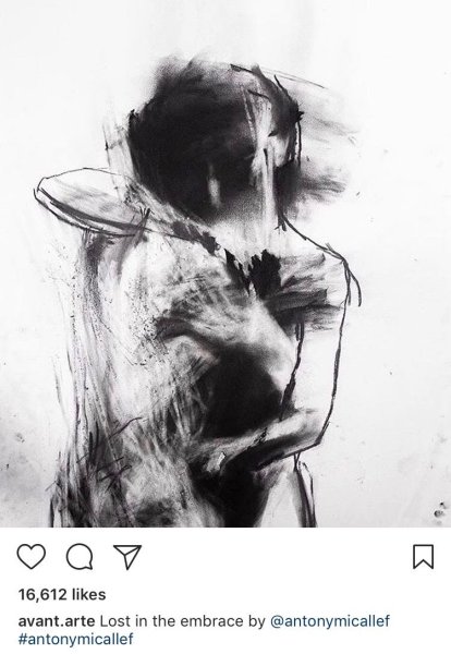 Картины углем модные