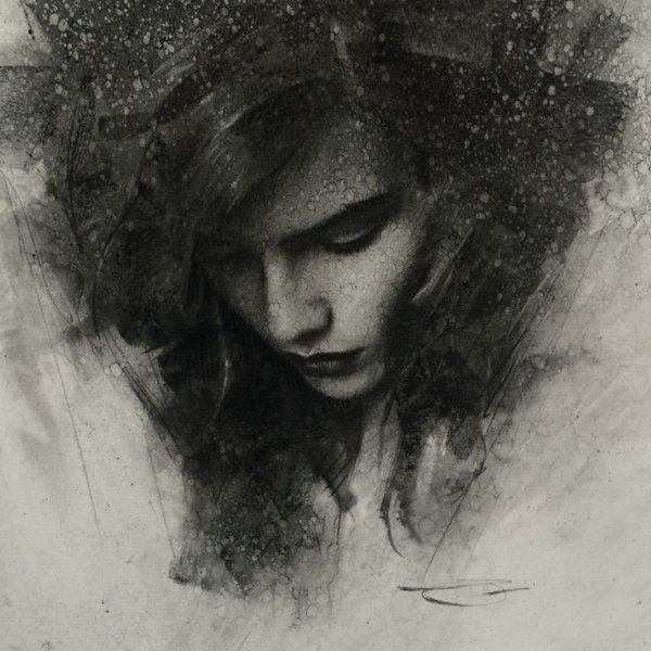 Nathan Fowkes портреты углем