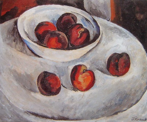 Петр Кончаловский натюрморт персики