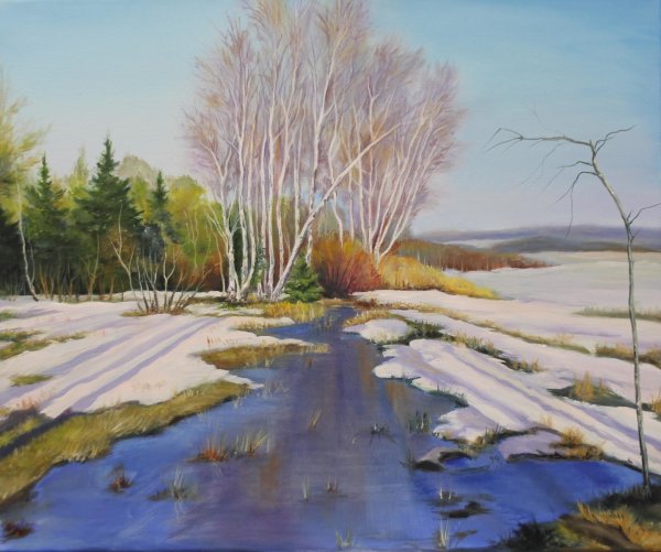 Ранняя Весна живопись
