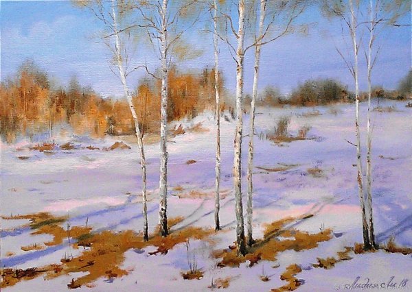 Весенняя Проталинка Левитана