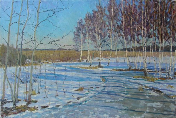 Весенний пейзаж живопись Куинджи