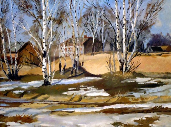 Грабарь подснежники