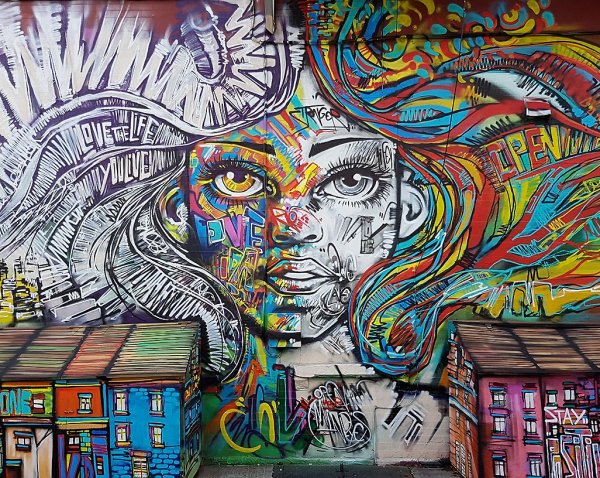 Современные картины граффити