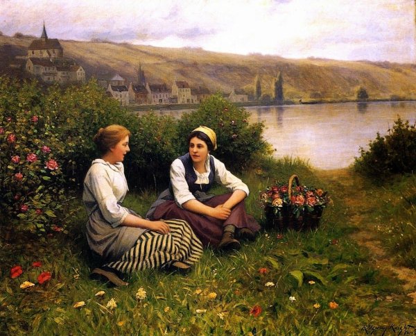 Daniel Ridgway Knight (1839-1924) картины