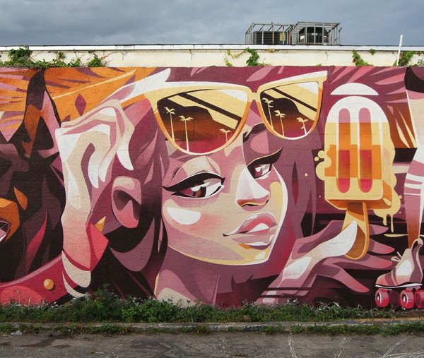 Граффити мурал