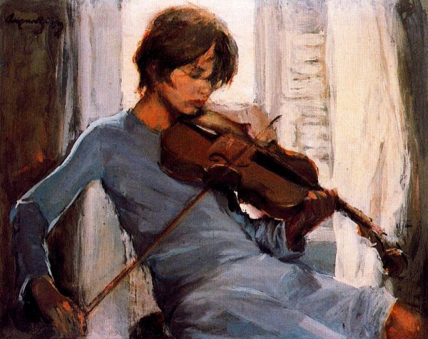 Альберт Линч чаепитие живопись