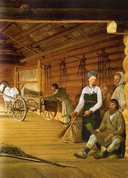 Алексей Венецианов гумно