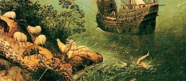 Питер брейгель падение Икара