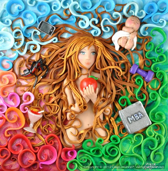 Полимерная глина картины