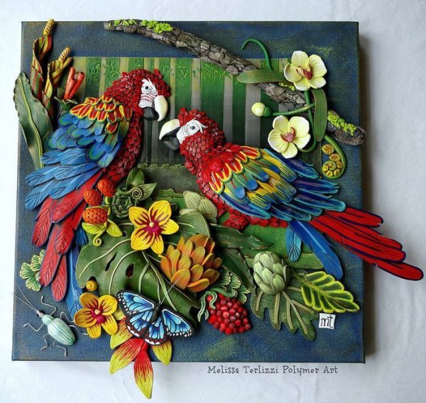 Полимерная глина картины