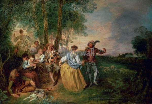 Жан Антуан Ватто живопись