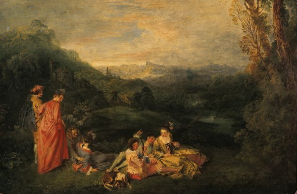 Антуан Ватто картины