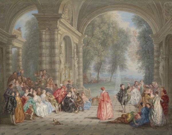 Антуан Ватто великолепный бал