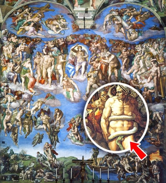 Микеланджело Буонарроти страшный суд Сикстинская капелла