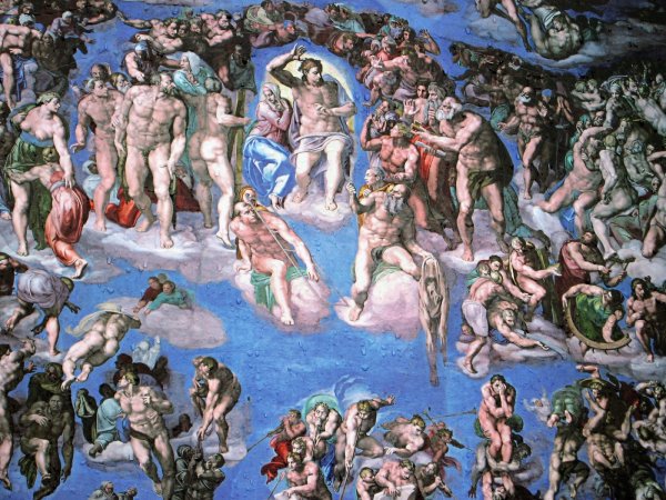 Страшный суд Микеланджело Буонарроти
