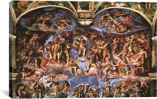 Микеланджело страшный суд фреска Сикстинской капеллы