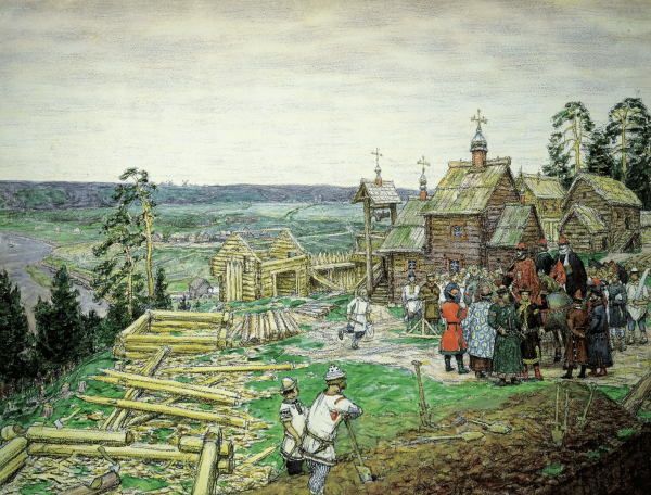Московский Кремль. 1897. Васнецов Аполлинарий Михайлович